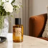 Amber glass perfume bottle with dark brown packaging box details Picture